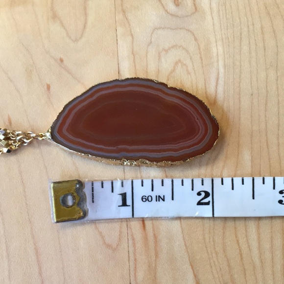 Heather Gardner Agate Slice Necklace - Picture 11 of 16